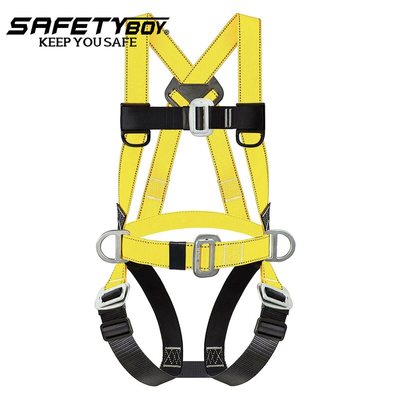 YL-1373 Full Body Safety Harness - High Quality 300kg Steel for Climbing