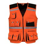 High Visibility Safety Jacket - Breathable Mesh Reflective Customizable
