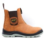 Men's Safety Boots - Waterproof Steel Toe Suede Upper PU Insole for Factory