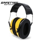 YL1651 Safety Earmuff - Foldable Reusable ABS Adjustable Sound Proof
