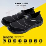 Men's Steel Toe Work Boots - Anti-Smashing Anti-Piercing Anti-Slip Wear-Resistant