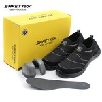 Men's Steel Toe Work Boots - Anti-Smashing Anti-Piercing Anti-Slip Wear-Resistant