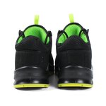 Mid Cut Safety Shoes - Fashion Mesh Light Weight Comfortable PU Rubber Slip