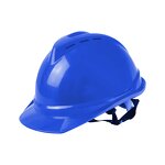 Safety Helmet - Premium Plastic V-Adjustable Lining Slotted 4-Suspension