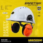 YL-1671 Ear Muffs - Reusable ABS Waterproof Dustproof Foldable Noise