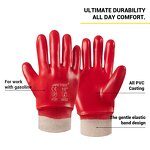 YL1142 PVC Gloves - Hand Protection Soft Comfortable Water-proof