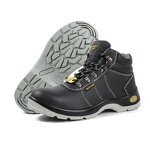 S3 Men's Work Shoes - Cowhide Suede Upper Steel Toe Iron Insole Acid Alkali