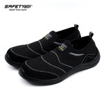 Men's Steel Toe Work Boots - Anti-Smashing Anti-Piercing Anti-Slip Wear-Resistant