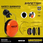 YL-1671 Ear Muffs - Reusable ABS Waterproof Dustproof Foldable Noise