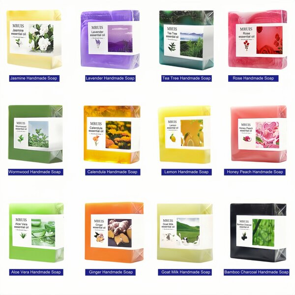 Aloe Vera Soap - 100G Solid Rose Honey Floral Essential Oil Bar