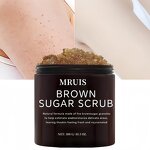 Face Body Scrub - Organic Brown Sugar Whipped Exfoliating Whitening