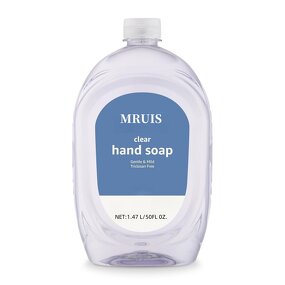 Hand Soap - MRUIS Gentle & Mild Clear Liquid Triclosan-Free Oil-Based