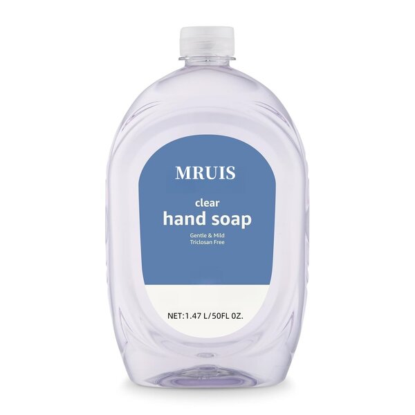 Hand Soap - MRUIS Gentle & Mild Clear Liquid Triclosan-Free Oil-Based