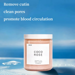 Body Scrub - 250g Mint Nut Oil Rose Flover Deep Cleansing Exfoliating