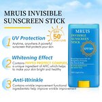 Sunscreen Stick - SPF50+ Invisible Clear Refreshing Hydrating UV