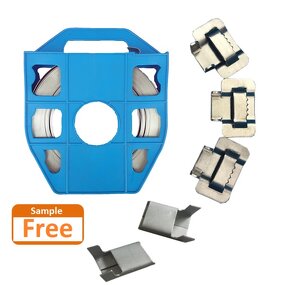 Stainless Steel Strapping - 3/4 Inch 304 0.03" Thick 100ft Roll in Case