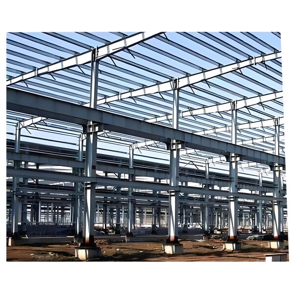 Prefabricated Steel Structure - Timber Beam Metal Frame House