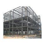 Prefabricated Steel Structure - Timber Beam Metal Frame House