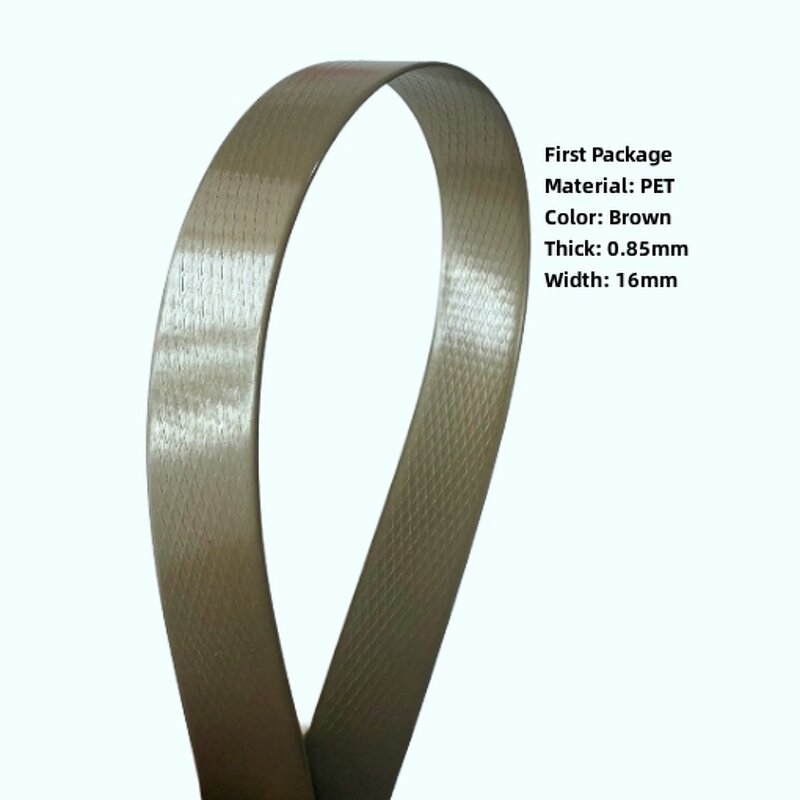 PET Composite Plastic Strap - 1/2 5/8 Inch Brown for Packing Stone
