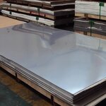 Stainless Steel Plate - 2B Finish 316L Gold Plated 1.25mm Bending Cutting