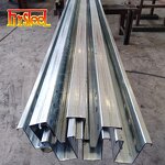 Steel Channels Manufacturer - Astm A36 Ss400 S275jr Galvanized 40*40mm C Shaped