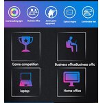 Wired Gaming Mouse - Ergonomic RGB 3D Mini USB LED Backlit for PC Gamers