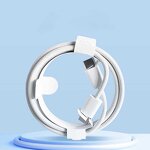 Charger Cable - 1M 2M 60W Braided Type c to Type C for iPhone 15 Fast Data