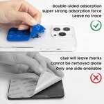 Mobile Phone Holder - Silicone 6pcs Mini Suction Cup Mat Anti-Slip Single-Sided