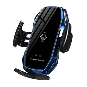 Car Wireless Charger - A5 Auto Clamping Air Vent Mount Bracket Car Charger