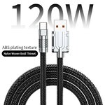 USB Cable Manufacturer - 120W 6A Fast Charging Nylon Braided Type C for Computer