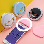 Selfie Lights - Clip on Phone 3 Level Brightness LED for Tiktok Makeup