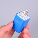 Wall Phone Charger - USB Brick Cube Fast Travel for iPhone 6-8/xr/xs 5V/2A