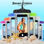 Waterproof Mobile Phone Bag - Colorful PVC Universal Pouch Carry Cover