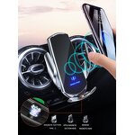 Car Wireless Charger - Q3 Magnetic Air Vent Mount QC3.0 OTP 9V/2A Mobile Holder