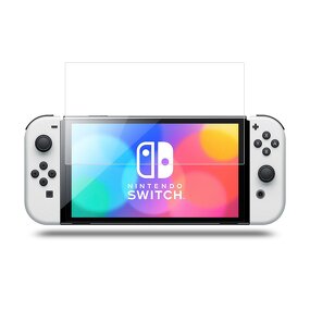 Tempered Glass Screen Protector - 2.5D Clear for Nintendo Switch Lite OLED 3D