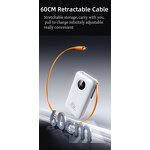 Power Bank - Custom Slim 10000mAh 22.5W Fast with Retractable Cable 20000mAh