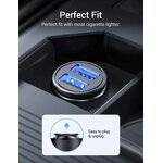 Car Charger Manufacturer - OEM Portable 3.1A 15W 2 Port USB Dual Quick Charge 3.0