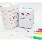 Portable Thermal Printer - Wireless BT Mini for Labels Photos Learning Materials Gifts