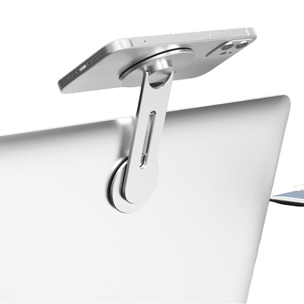 Wireless Charger - 2 in 1 Strong Magnetic Side Mount Laptop Extension Car Mount