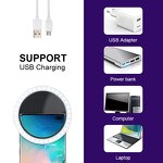 Selfie Light - Portable Clip-on Mobile Phone LED for Night Makeup Camera Fill