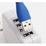 USB LED Reading Lamp - Mini Multicolor Flexible Clip for Laptop Notebook