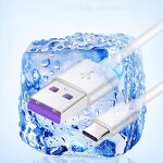 USB-C Charger Cable - 5A Type C Super Fast QC 3.0 for Huawei Xiaomi Vivo