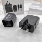 Power Adapter - US UK Plug 45W for Samsung Type C 65W Fast 25w for Samsung