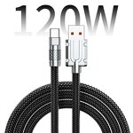 USB Charger Data Cable - Super Fast 6A Type C Nylon Jacket for Huawei Samsung