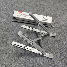 Laptop Stand - Folding Adjustable Angles Vertical Portable Aluminum for Macbook