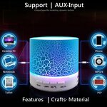 Portable Speaker - A10 Mini Music Wireless Loud RGB LED Waterproof TF USB FM