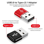 Type C Adapter - USB C Female to USB 2.0 Male OTG Supports PD Fast Charging