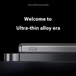 Power Bank - Fireproof OVP Compact Ultra-Thin 10000 Mah PD20W Wireless Magnetic