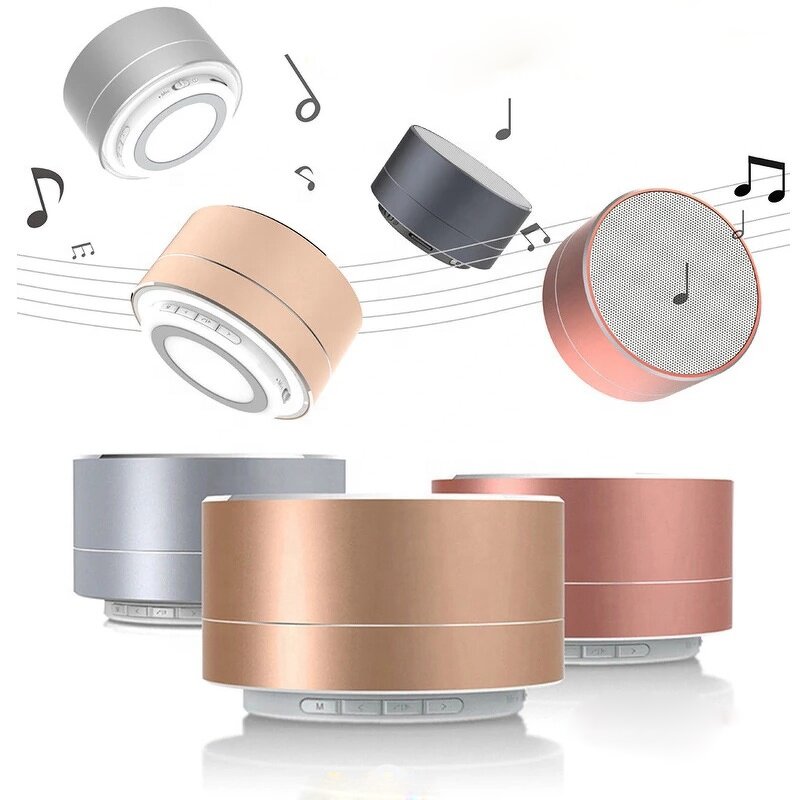 Portable Speaker - Metal Super Bass Flash Lighting Mini Sport Wireless for iPhone