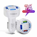 Car Charger - Dual USB 4 Port 3.1a Smart for Iphone Mobile Phones